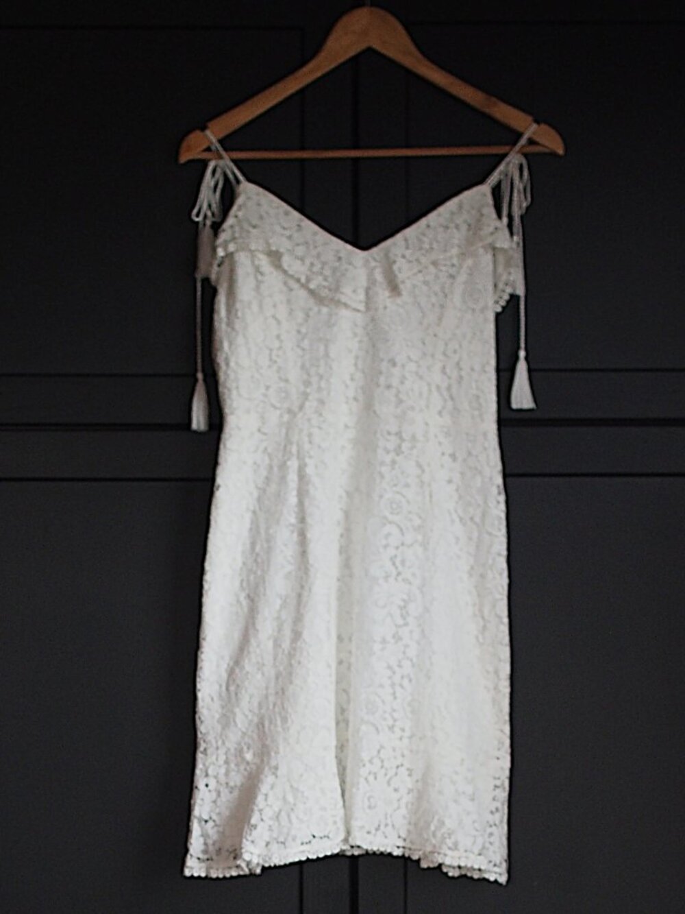 Cupcakes & Cashmere | Spaghetti Strap Dress with Tassels